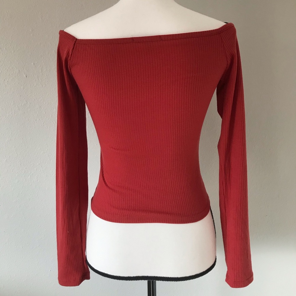 Ambiance Off The Shoulder Shirt - Picture 8 of 8